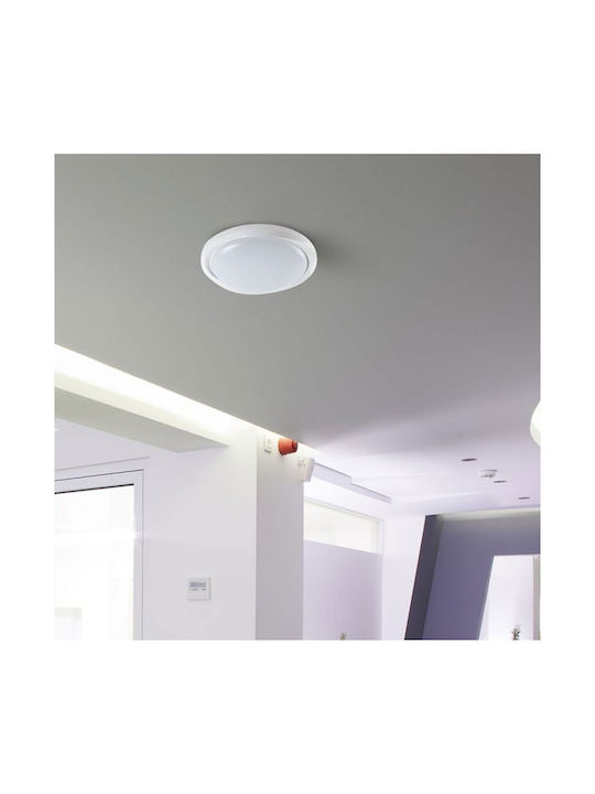V-TAC Στρογγυλό Εξωτερικό LED Panel 30W με Φυσικό Λευκό Φως