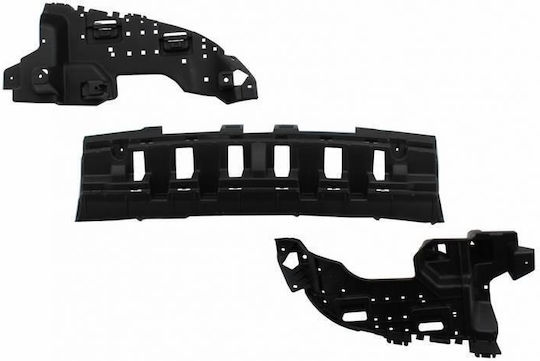 Rear Bumper Diffuser Mercedes-benz C-class C205 Coupe 14-21 Amg 63 Look Black Fins Mercedes Benz Carver