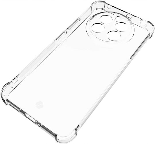 Spacecase Anti-shock Back Cover Silicone 1mm with Strap Transparent (Realme 12 Plus - OEM)