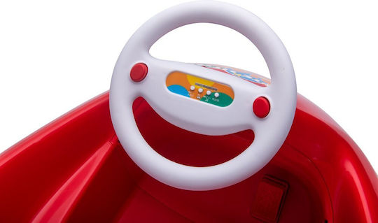 XMX621 Mașină Cu Un Loc Cu Telecomandă 12 Volți Roșie Pentru 1+ Ani