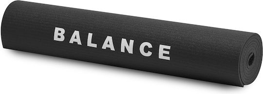 Activeshop Στρώμα Γυμναστικής Yoga Μαύρο (183x61cm)