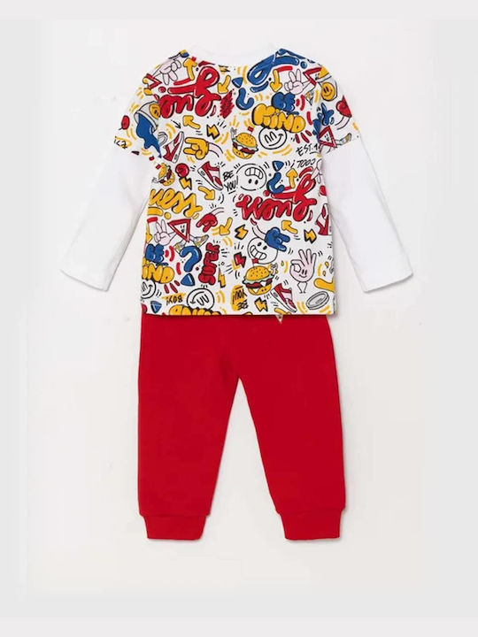 Guess Kids Set with Pants Winter 2pcs Red