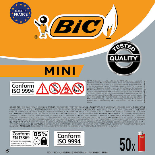 BIC Αναπτήρας Φλόγας (Διάφορα Χρώματα)