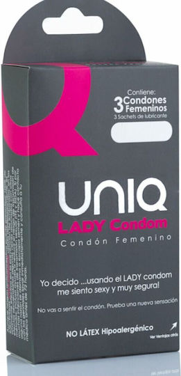 Uniq Προφυλακτικά Lady 3τμχ