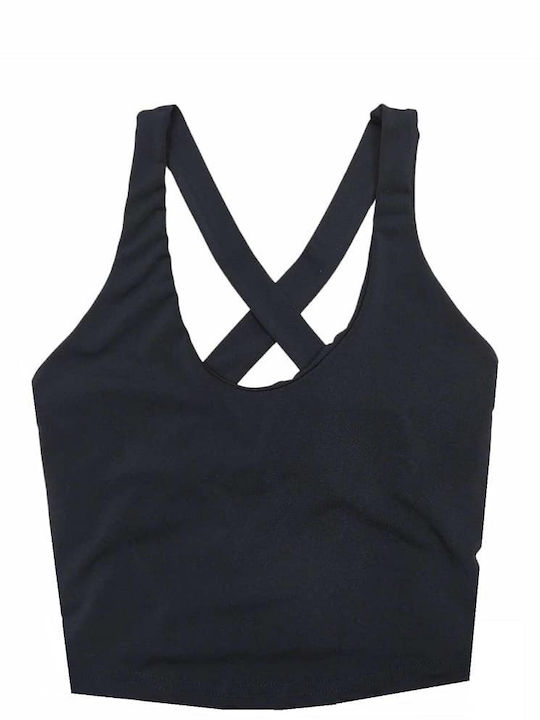Γυναικείο Crop Top Μαύρο