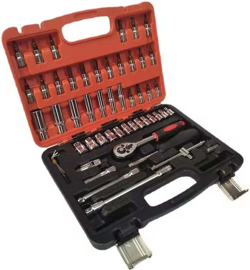 Ratschen- & Steckschlüssel-Sets 1\4" 53Stück
