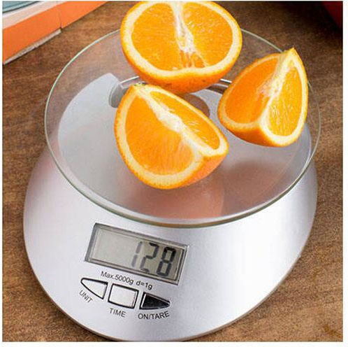 Verk Group Cântar Digital de Bucătărie cu Bol până la 5kg Argintiu