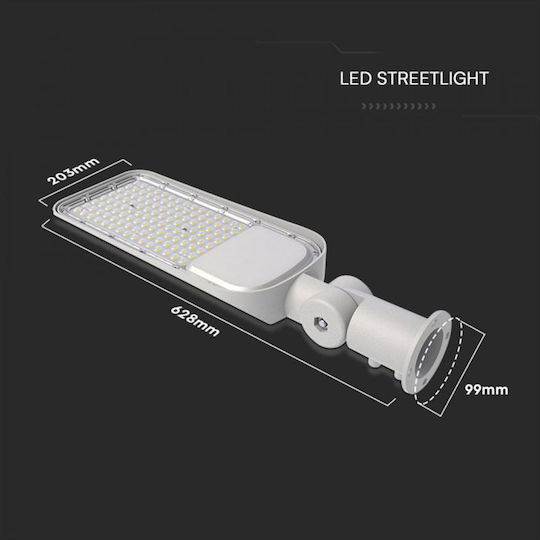 V-TAC Ηλιακό Φωτιστικό Δρόμου 150W 17220lm με Φυσικό Λευκό Φως 4000K IP65 62.8x9.9x20.3εκ.