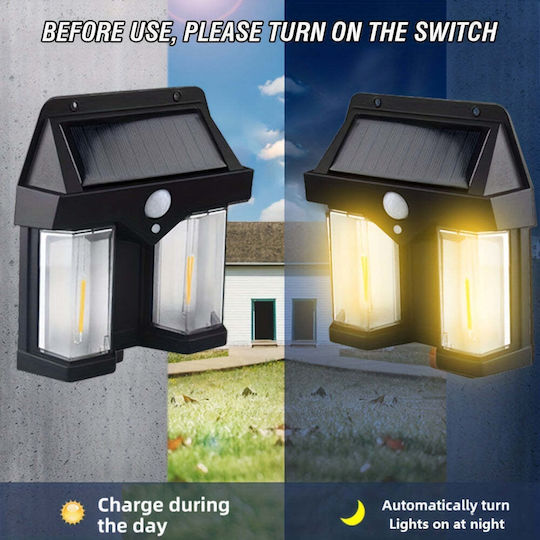 Montat pe perete Lampă Solară 2W 1200lm IP65