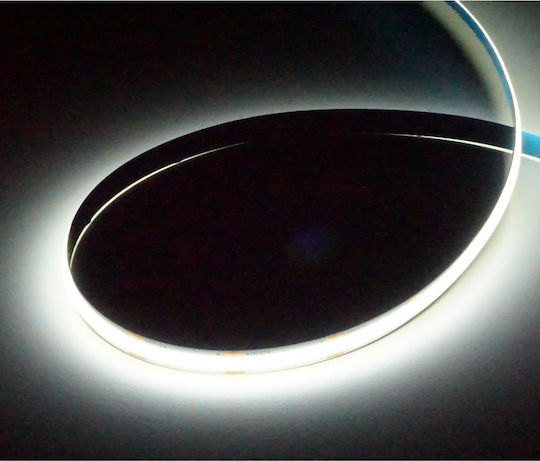 Eco Light Ταινία LED 12V Φυσικό Λευκό Φως 5m Τύπου COB