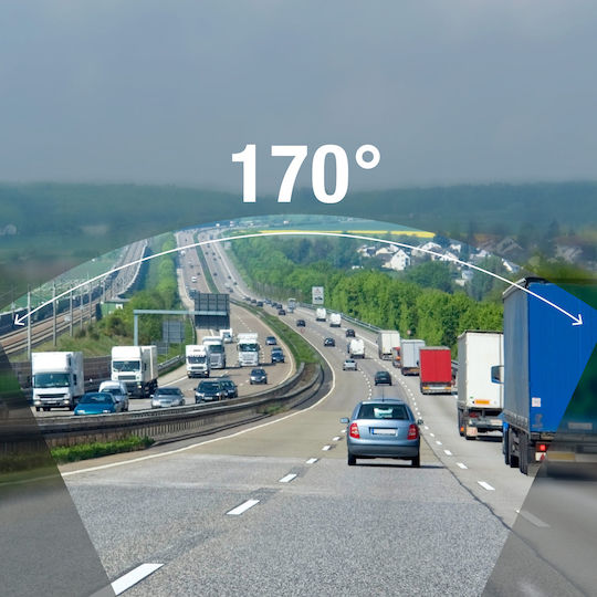 D200 Σετ Κάμερα DVR Αυτοκινήτου 1440P με Οθόνη 3" & Κάμερα Οπισθοπορείας