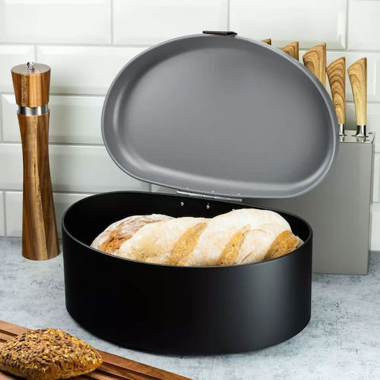 Klausberg KB-7576 Cutie de pâine cu capac Inox Gri 36x24x18.5cm