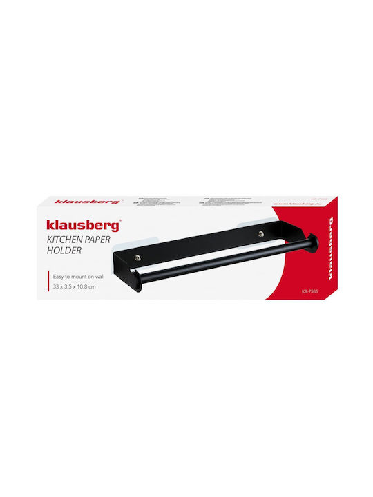 Klausberg Papierhandtuchhalter An der Wand montiert Schwarz 33x10.8x10.8cm KB-7585