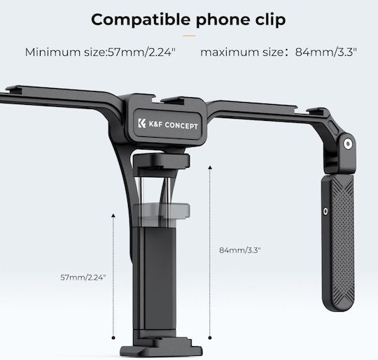 K&f Concept Kf31.092 Smartphone Video Rig Dual Handles