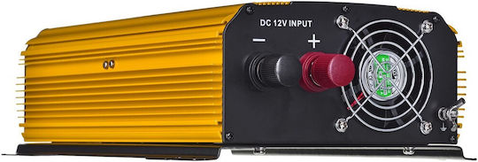 Volt Polska Inverter Αυτοκινήτου Καθαρού Ημιτόνου 1500W για Μετατροπή 12V DC σε 230V AC με 1xUSB