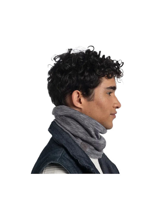 Buff Merino Halswärmer für Motorradfahrer Gray Farbe