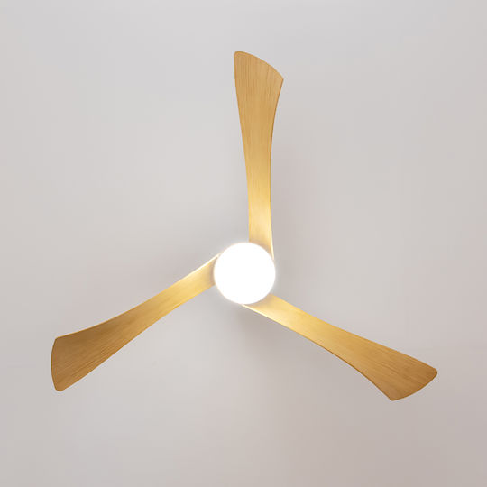 Cecotec EnergySilence Aero 5285 Ανεμιστήρας Οροφής 132cm με Φως Μπεζ / Μαύρος