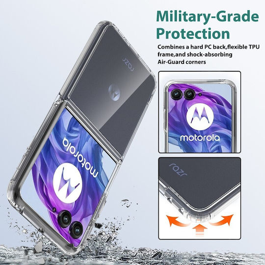50 Ultra 5g Back Cover Plastic / Silicone Transparent (Motorola Razr 50 Ultra 5G)