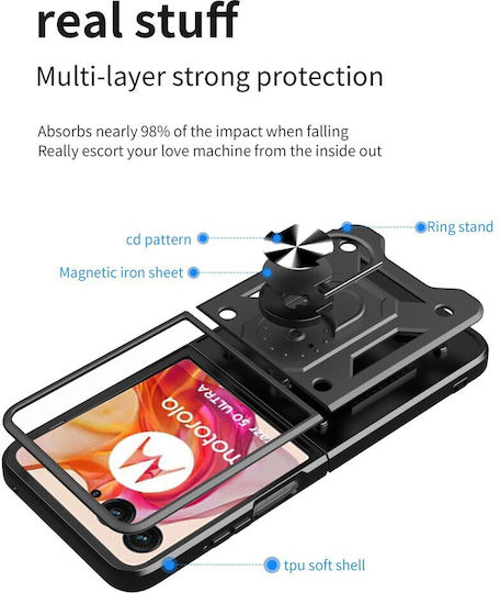 50 Ultra 5g Back Cover Plastic Red (Motorola Razr 50 Ultra 5G)