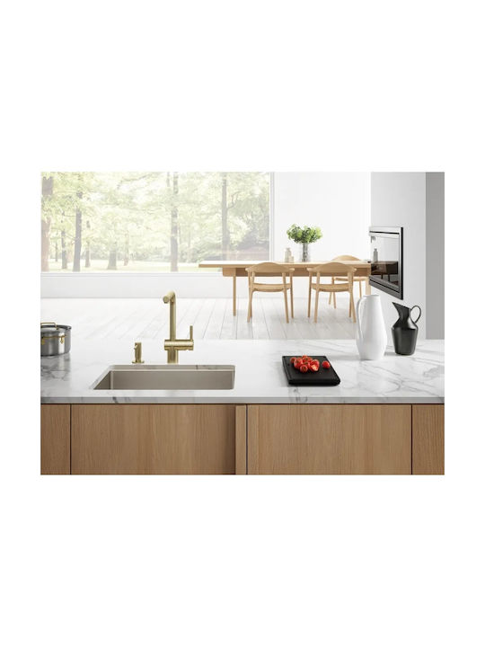 Franke Atlas Dispenser από Ανοξείδωτο Ατσάλι Γκρι 350ml