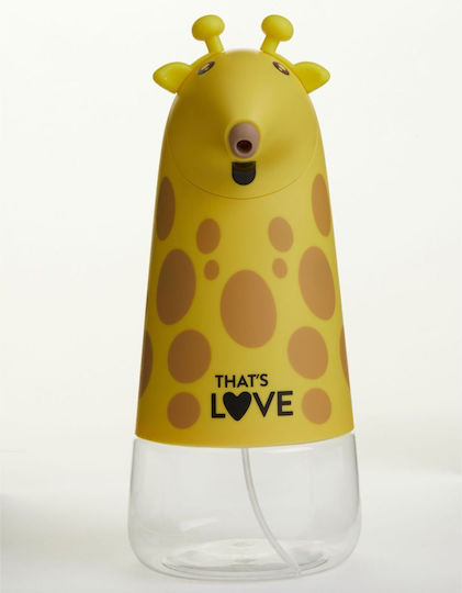That's Love Dispenser Πλαστικό με Αυτόματο Διανομέα Κίτρινο 250ml