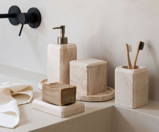 Andrea House Dispenser Ceramic Beige