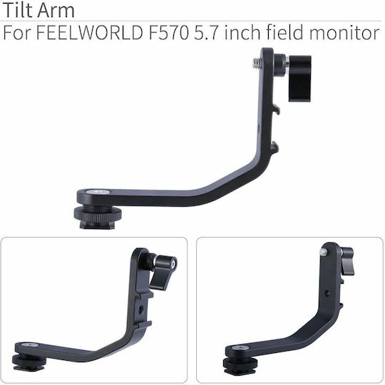FeelWorld Tilt Arm For 5.0" To 5.7" Monitor Аксесоари за Фотоапарати
