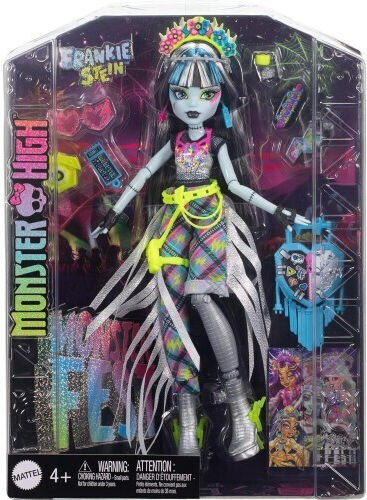 Mattel Monster High Frankie Stein Doll Glam Monster Festival Outfit Hxh79