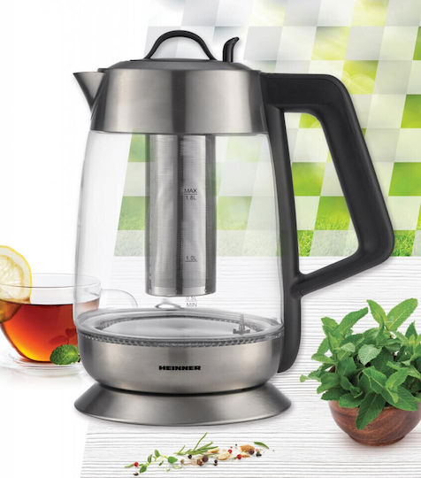 Heinner Fierbător 1.8lt 2200W Argintiu