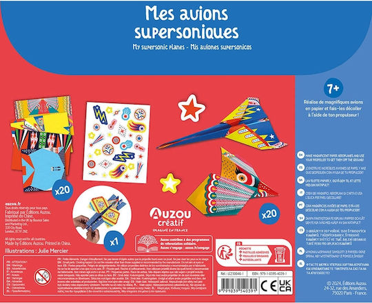 Auzou Origami I Build Airplanes for Children 7+ years Years