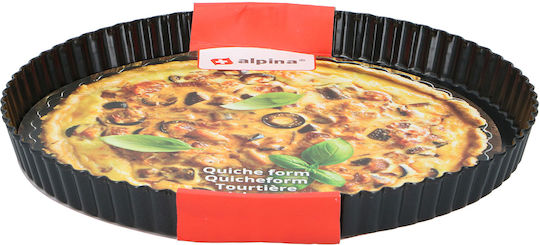 Alpina Appliances Formă de Patiserie pentru Tartă din Aluminiu 28x28x3.5buc 1buc