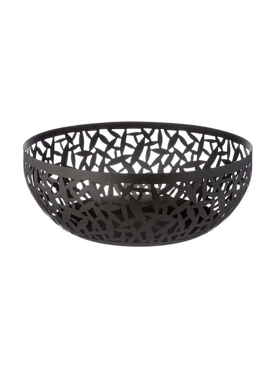 Alessi Cactus Fruit Bowl Metallic Black 29x29x10.8cm