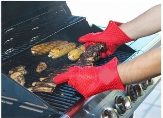 Γάντι Κουζίνας από Σιλικόνη Κόκκινο