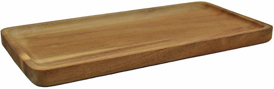 Ankor Holz Rechteckig Serviertablett mit Griffen 15x2cm 1Stück