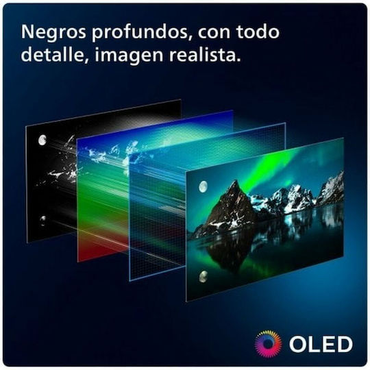 Philips Smart Τηλεόραση 55" 4K UHD OLED OLED769 HDR (2024) 55OLED769/12
