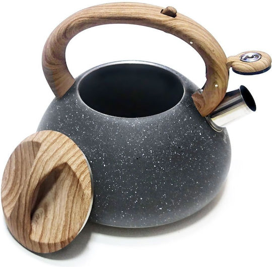 Klausberg Τσαγιέρα Ανοξείδωτη Γκρι 2700ml