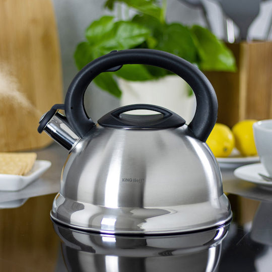 KING Hoff Fierbător Inoxidabil Argintiu 3000ml