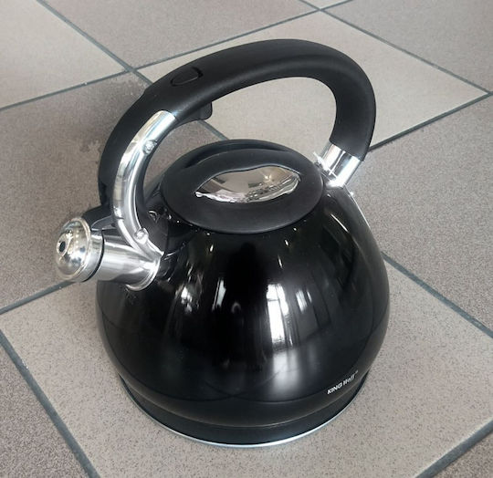 KING Hoff Βραστήρας Ανοξείδωτος Μαύρη 3400ml