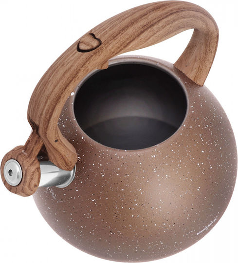 Klausberg Τσαγιέρα Ανοξείδωτη Καφέ 2800ml