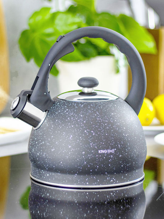 KING Hoff Kettle Stainless Steel Gray 2000ml