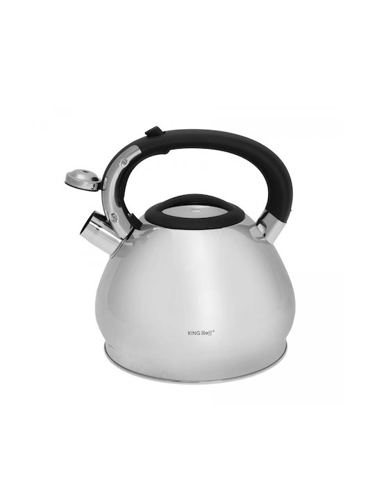 KING Hoff Kettle Stainless Steel Silver 3400ml