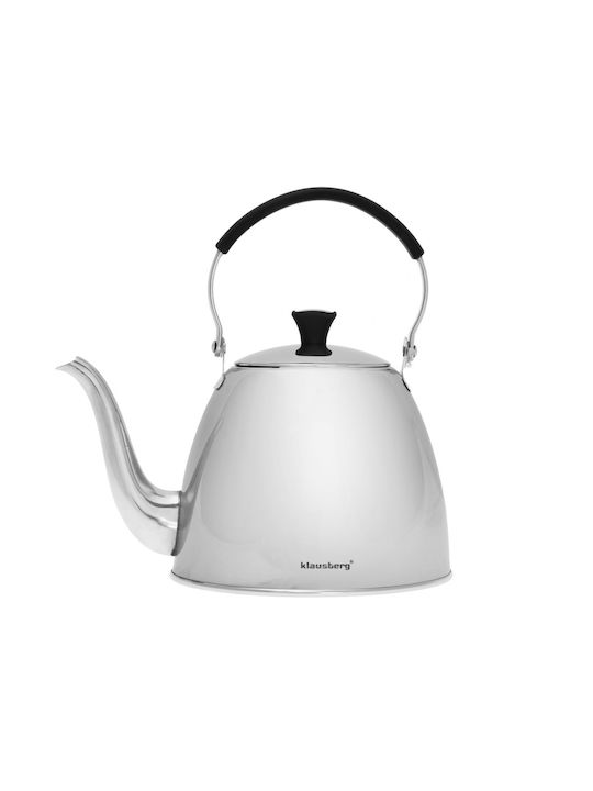 Klausberg Fierbător cu Filtru Inoxidabil Argintiu 1100ml