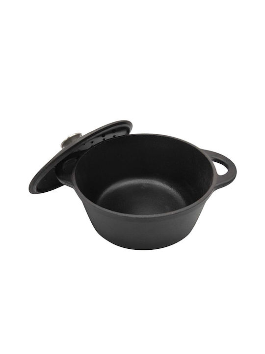 KING Hoff Deep Pot made of Cast Iron 4lt / 24cm