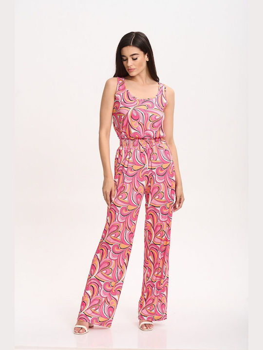 Ecstasy Women's Pink Set with Trousers