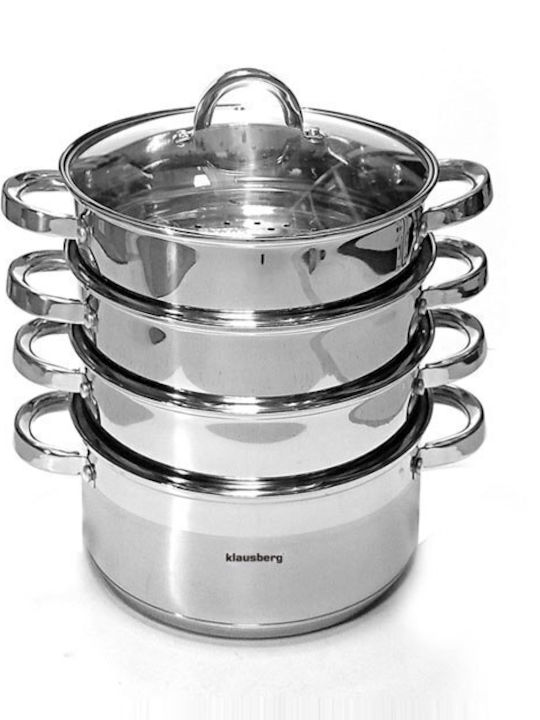 Klausberg Deep Stainless Steel Pot 5lt / 24cm