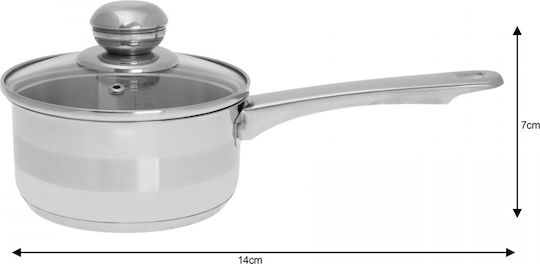 KING Hoff Κατσαρολάκι Γάλακτος 1lt / 14cm