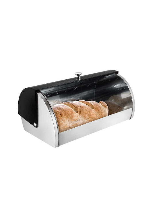 Berlinger Haus Metallic Line Ψωμιέρα με Καπάκι Μεταλλική Μαύρη 40.4x20x27.4cm Berlinger Haus Metallic Line Ψωμιέρα με Καπάκι Μεταλλική Μαύρη 40.4x20x27.4cm