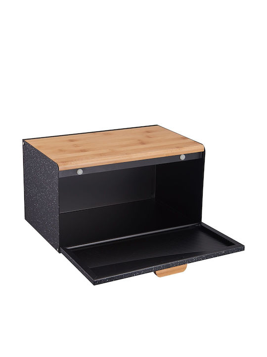 Klausberg Bread Box Wooden Gray 35.5x23.5x21cm