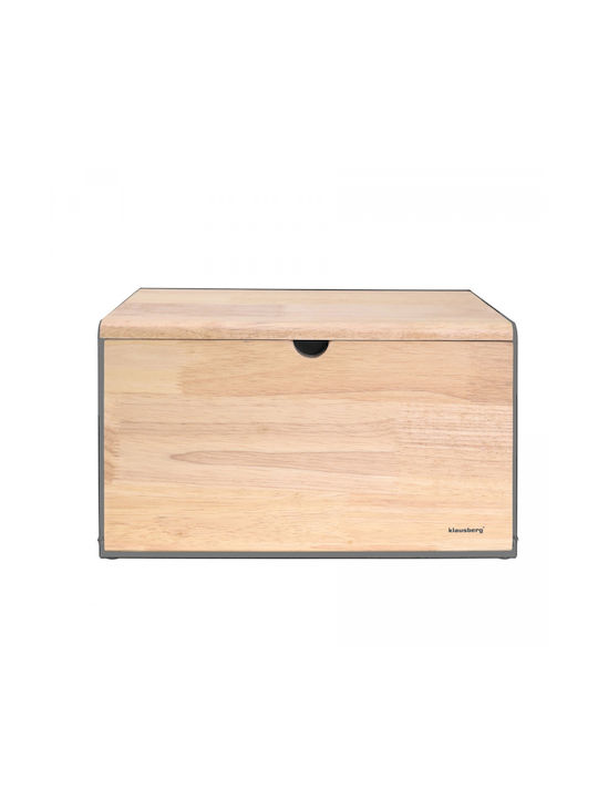 Klausberg Bread Box Wooden Brown 21.5x35.5x19.5cm