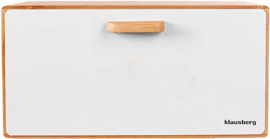 Klausberg Ψωμιέρα από Bamboo σε Γκρι Χρώμα 38x26x23cm